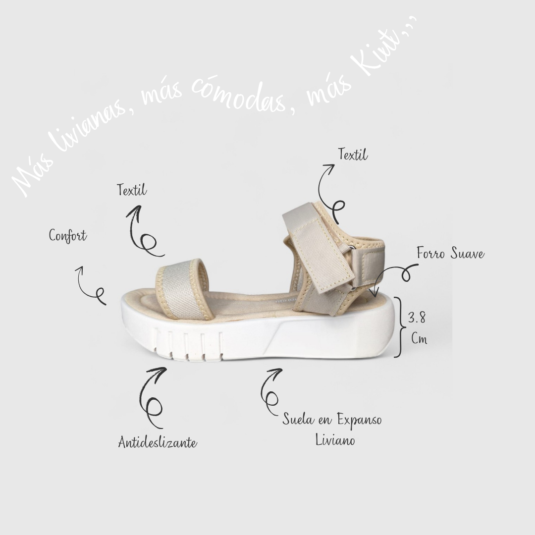 ¡Disfruta Caminar! - Confort 5008 Beige - @Kiut.Bmanga